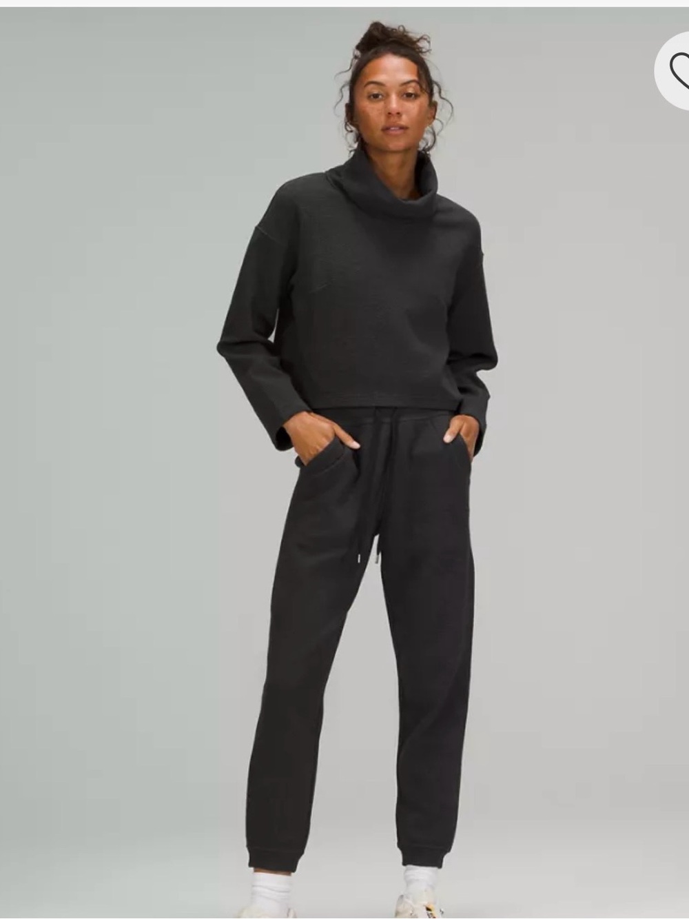 Lululemon NWOT Ribbed Funnel Neck Pullover(XS/S)+Jogger(0) SET